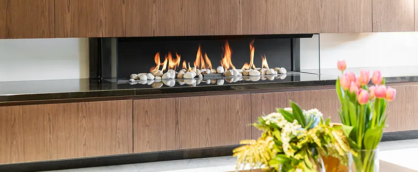 Double-height Fireplace Design Refurbishment in Fruit Cove, Florida
